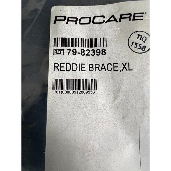 ProCare Reddie Knee Brace XL 23"-25.5" Neoprene Wraparound Patella Black New - Picture 4 of 5